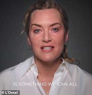 Kate Winslet, 46, shows off her youthful visage as she removes her make ...