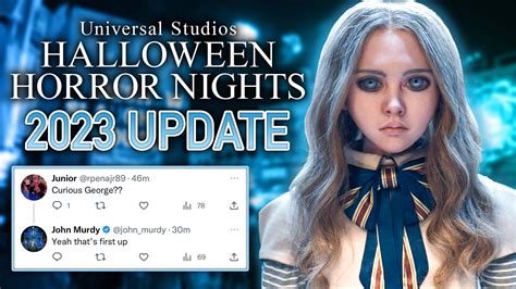 The FIRST Halloween Horror Nights 2023 Update! Construction has STARTED & a Megan Haunted House ...