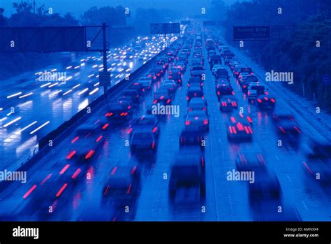 Traffic on Highway, Los Angeles, California, USA Stock Photo - Alamy