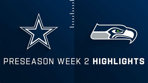 Dallas Cowboys vs. Seattle Seahawks highlights | Preseason Week 2