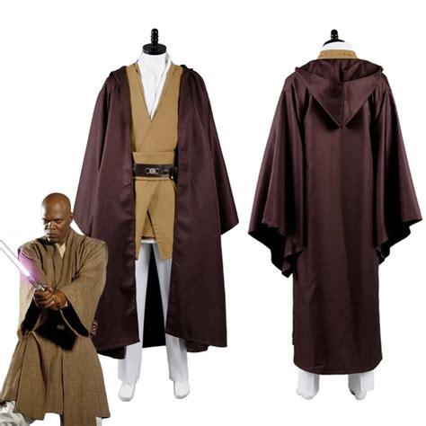 Star Wars Jedi Knight Mace Windu Costume Star Wars Costume Mace Windu Cosplay Costume Halloween ...