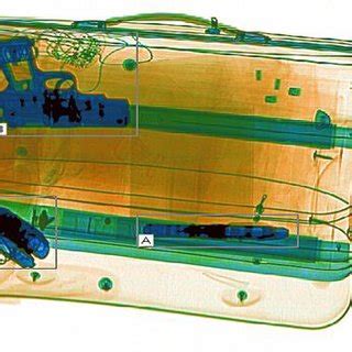 X-ray machine image of the same pistol in the same case from three... | Download Scientific Diagram
