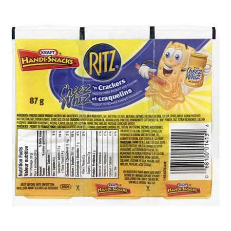 Handi-Snacks Cheese Whiz 'n Crackers 87g | Walmart Canada