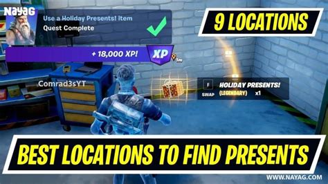 Fortnite Holiday Presents Locations: Where to Find Holiday Presents ...