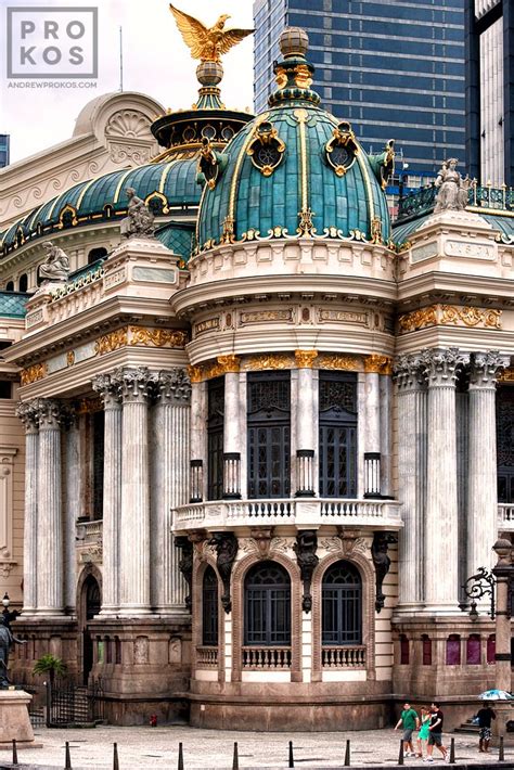 View of Theatro Municipal, Rio de Janeiro - Fine Art Photo - PROKOS