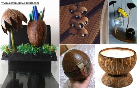 8 Most Creative Coconut Shell Crafts! - K4 Craft Community