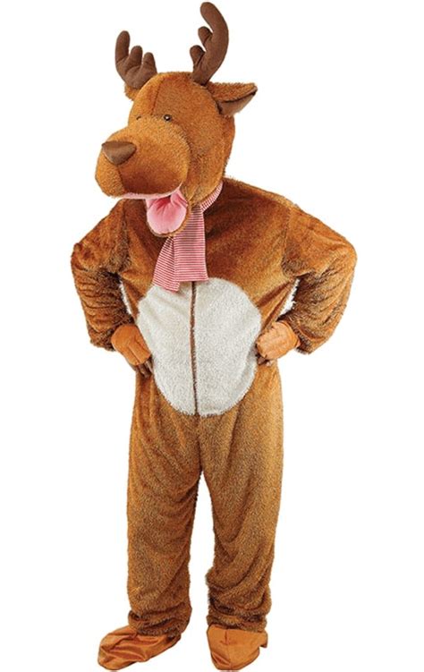 Plush Reindeer Costume - fancydress.com