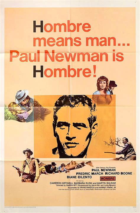 Hombre 1966 U.S. One Sheet Poster - Posteritati Movie Poster Gallery