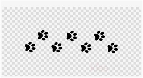 Paw Prints Walking Png Clipart Dog Cat Paw - Vincent Vega Et Jules ...