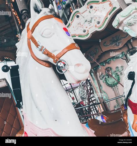 Blackpool North pier carousel Stock Photo - Alamy