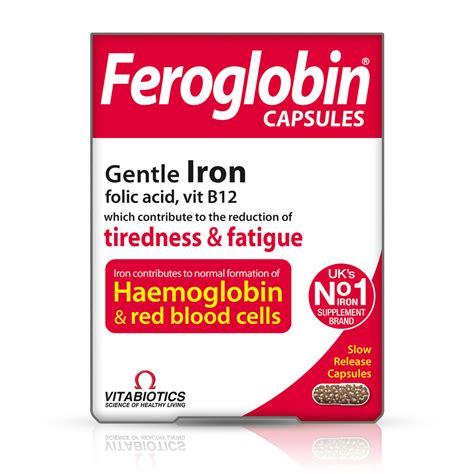 Feroglobin Capsules - Vitabiotics | govital.eu