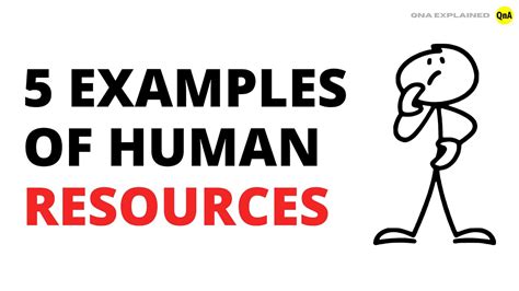 5 examples of human resources ? - QnA Explained - YouTube