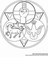 Holy Trinity Coloring Page At GetColoringscom  Free Printable sketch template