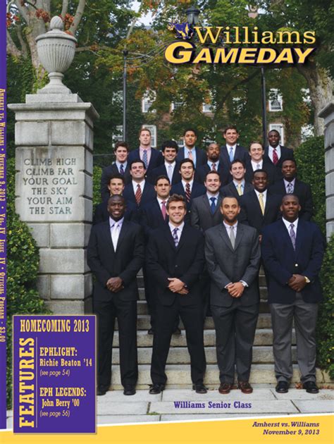 Williams College Football - Gameday Sports Program