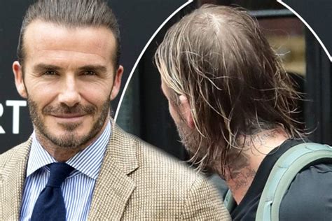 David Beckham shows off 'bald patch' in New York | OK! Magazine