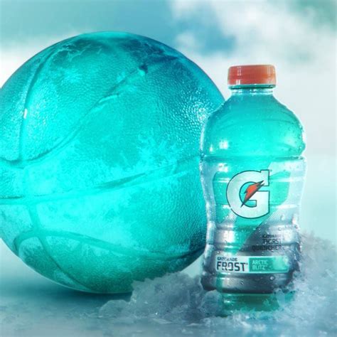 The crisp flavor of Gatorade Frost Arctic Blitz is cool like a tip ...