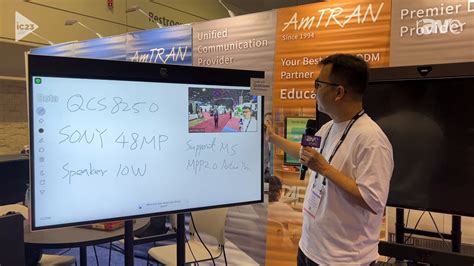 InfoComm 2023: Amtran Technology Presents 55″ All-In-One Touch Video ...