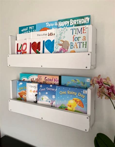 Kids Nursery Bookshelves Wall Mounted Bookshelf Wall Mounted | Etsy