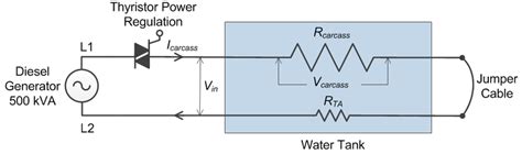 -Schematic electrical diagram of the low-voltage power configuration ...