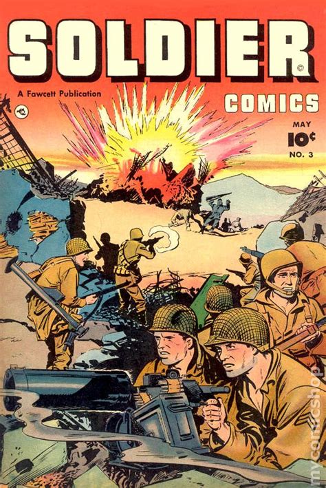 Soldier Comics (1952-1953 Fawcett) comic books