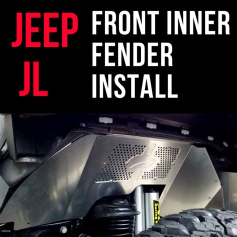 Tech Thursday: Jeep JL Front Inner Fenders Install Video – Motobilt