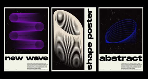 Meta modern aesthetics of Swiss design poster layout. Brutalist art ...