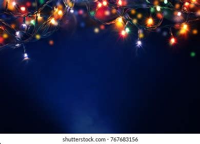 Evening Christmas Lights Over The City Free Stock Photo | picjumbo