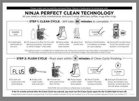 Ninja coffee maker cleaning procedure #coffee #ninja #ninjacoffee # ...