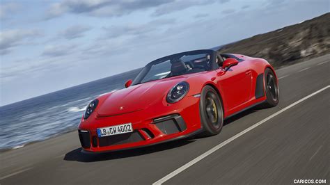 2019 Porsche 911 Speedster (Color: Guards Red) - Front Three-Quarter ...