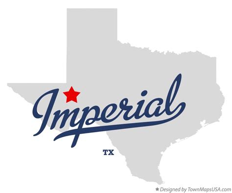 Map of Imperial, TX, Texas