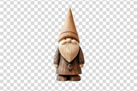 Wooden Wizard Sculpture 3 Isolated Graphic by Whimsy Girl · Creative ...