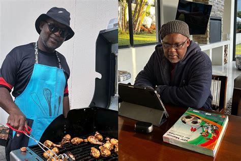 Pitso Mosimane braais for his family [pictures] - AffluenceR