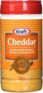 Kraft Grated Cheddar Cheese, 250g: Amazon.ca: Grocery