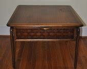 Items similar to Mid Century Modern Lane Acclaim Accent Side Table Drawer Square 1960's on Etsy