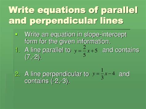 PPT - 3.7-3.8 Equations of Lines in the Coordinate Plane and Slopes of ...