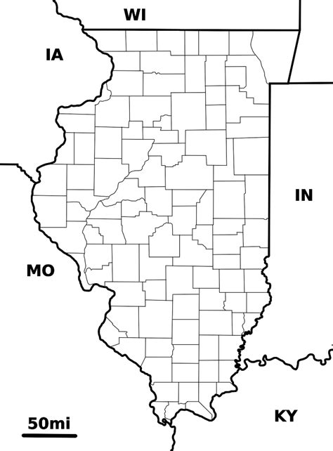 File:Illinois - outline map.svg - Wikimedia Commons