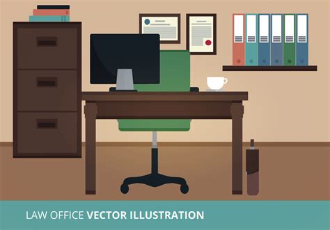 Law Office Vector Illustration 97123 Vector Art at Vecteezy