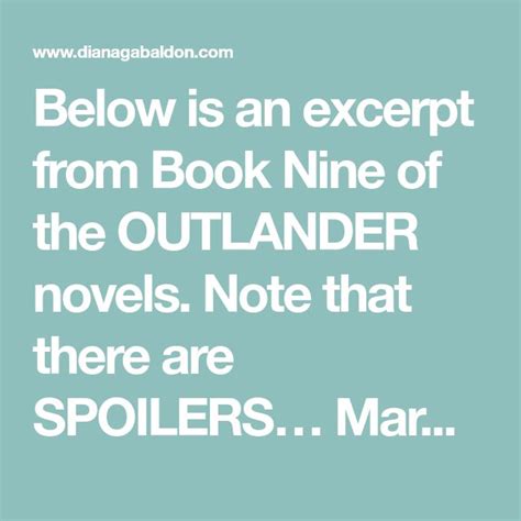 summary of book 9 outlander