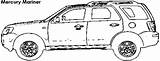 Compare Mercury Mariner Vs Mountaineer sketch template