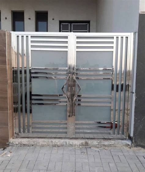 stainless steel door