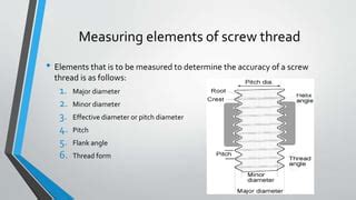 Screw thread measurement | PPT