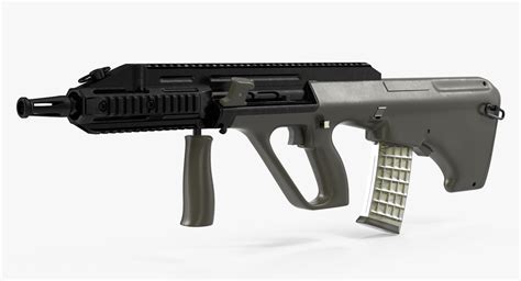 3D austrian bullpup rifle steyr aug model - TurboSquid 1158412