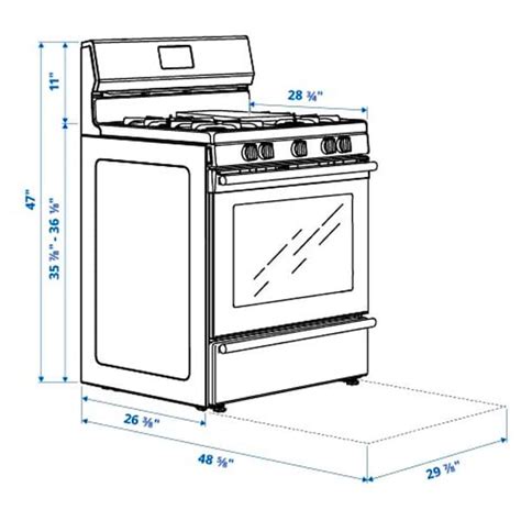 Kitchen Range Dimensions | ubicaciondepersonas.cdmx.gob.mx