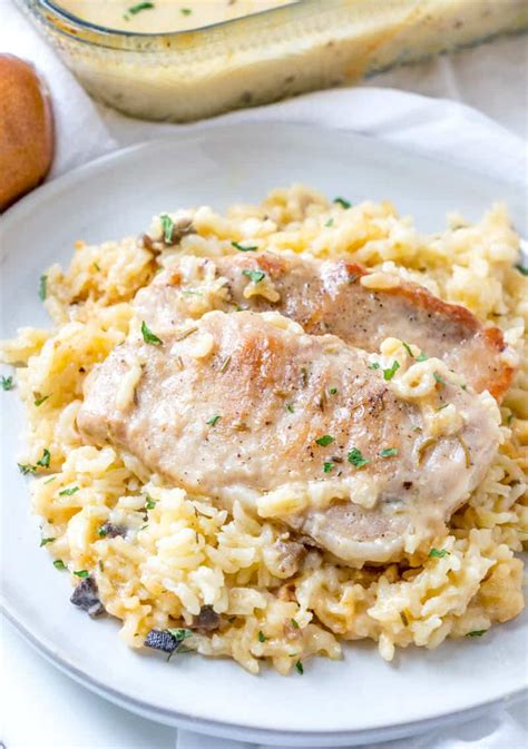 Steps to Prepare Pork Chops And Rice Casserole