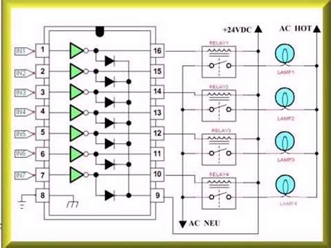 Using the ULN2003A Transistor Array with Arduino - YouTube