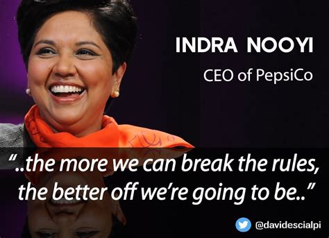 INDRA NOOYI’s quotes about Success and Leadership — CEO of PepsiCo — selection by Davide Scialpi