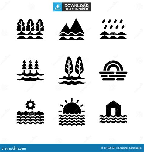 Lake Icon. Trendy Lake Logo Concept On White Background From Cam Vector ...