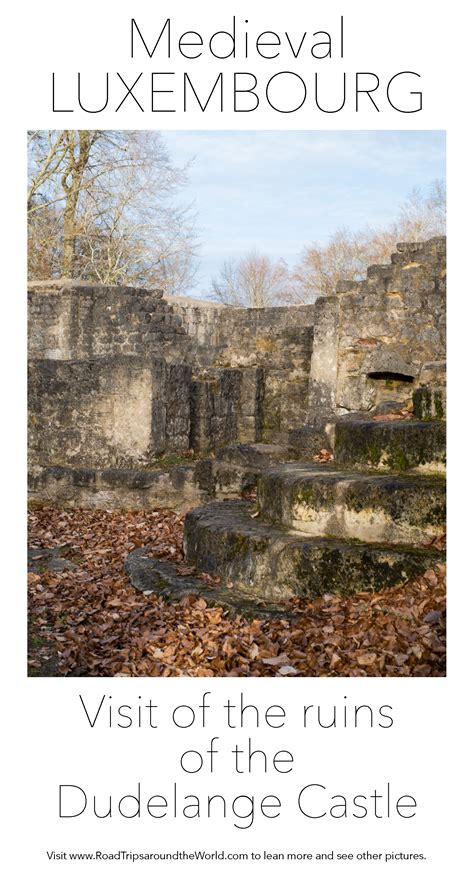 Exploring the ruins of the Dudelange Castle - Luxembourg - Road Trips around the World