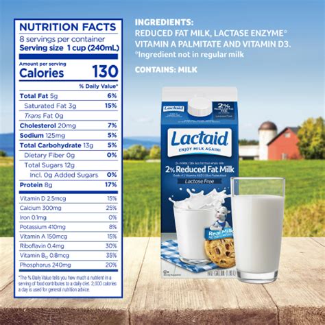 LACTAID® Reduced Fat 2% Lactose Free Milk | LACTAID®