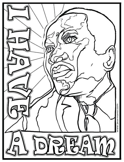 Martin Luther King Coloring Pages Free at GetColorings.com | Free printable colorings pages to ...